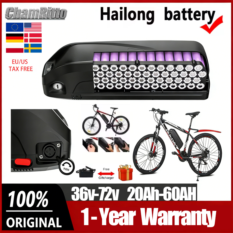 36V 48v 52v Elektrikli Bisikle - Ebike Battery 48V 20Ah Hailong incelemesi ve fiyatı
