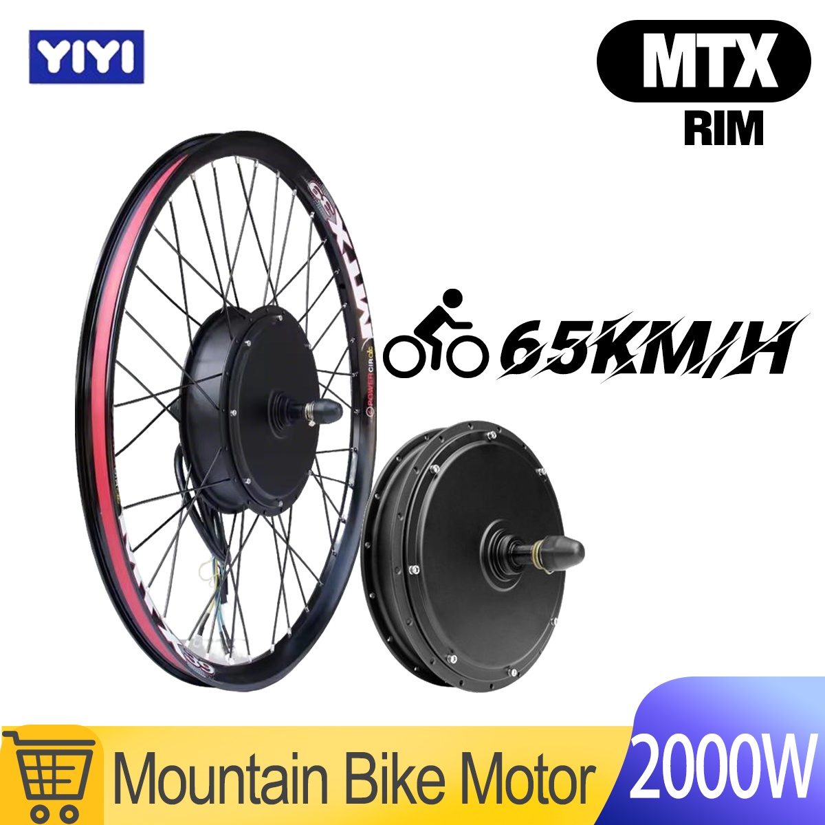 MTX 48V52V 2000W Ebike Motor T - 72V 5000W Hub Motor Kit incelemesi ve fiyatı
