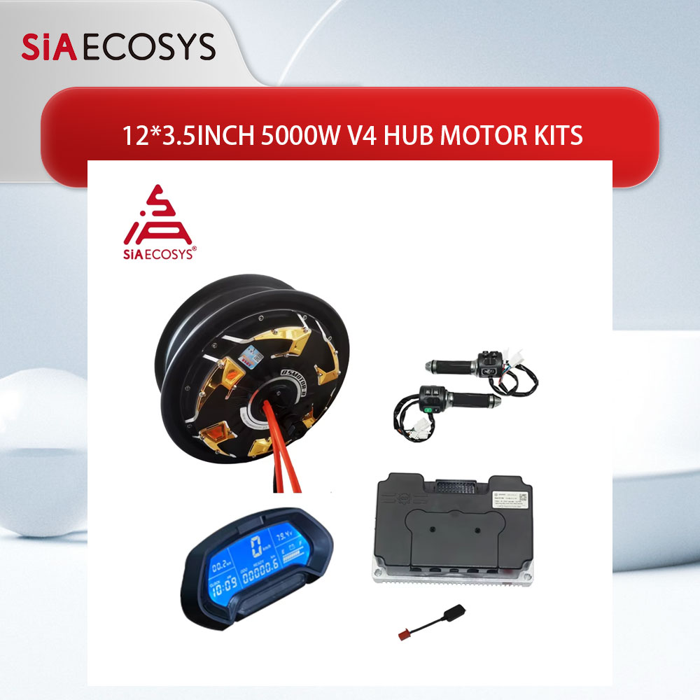 QS Motor 12*3.5 inç 5000W V4 7 - 72V 5000W Hub Motor Kit incelemesi ve fiyatı