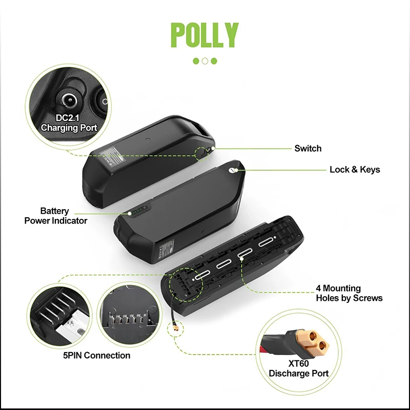 52v50ah Hailong Polly 48V 60V  - Electric Bicycle Battery 72V 30Ah incelemesi ve fiyatı